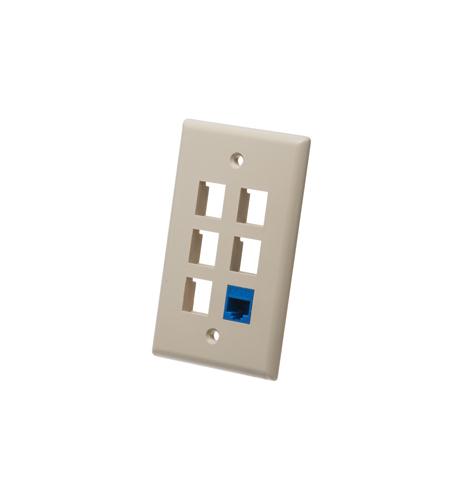Icc FACE-6-IV Ic107f06iv - 6port Face Ivory