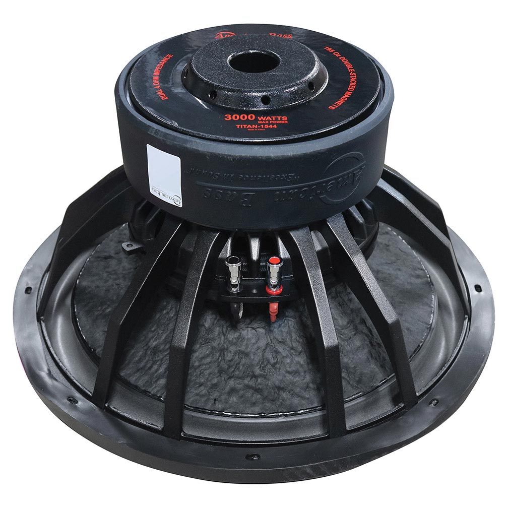 American  Bass TITAN1544 15" Woofer, 1500W RMS/3000W Max, Dual 4 Ohm Voice Coils