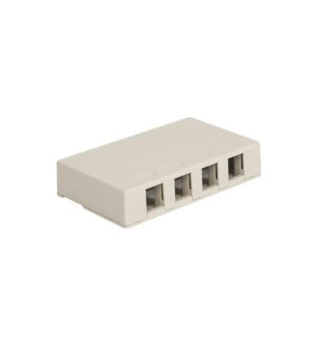 Icc SURFACE4WH Ic107sb4wh Surface Box, 4 Port White