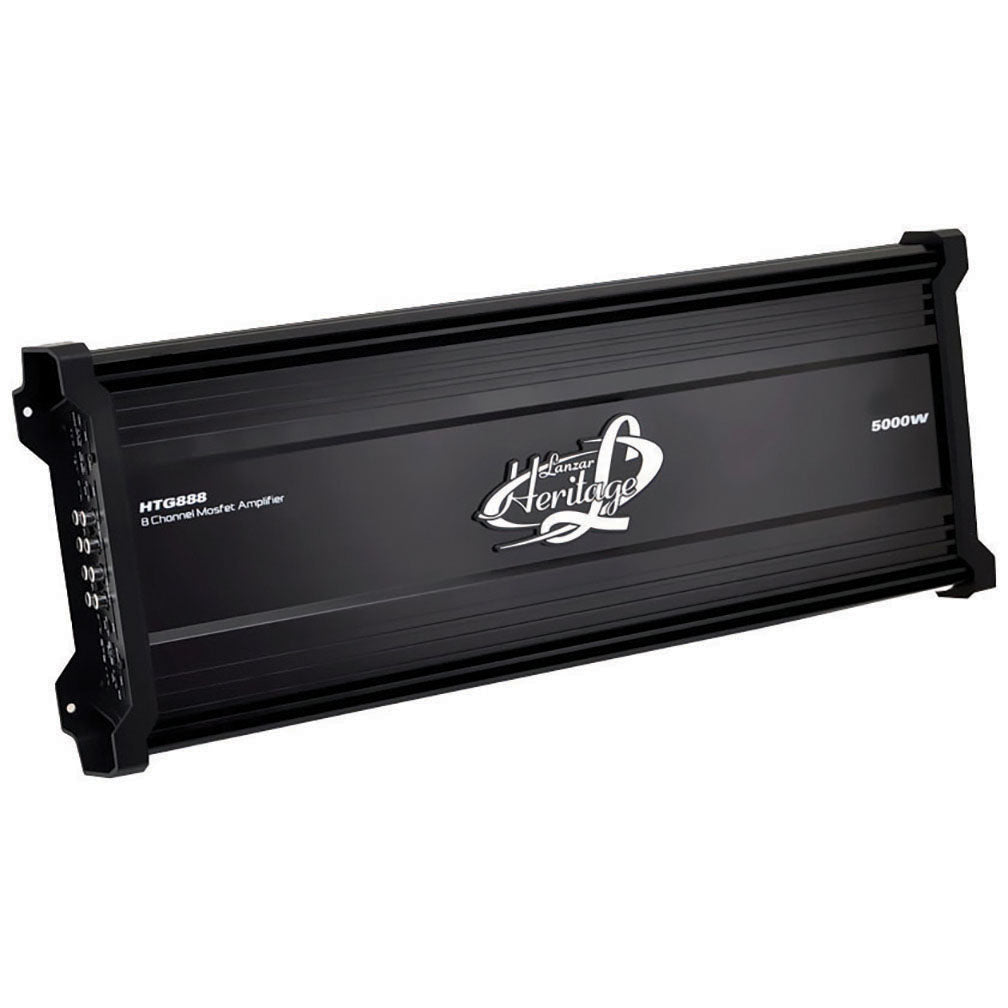 Lanzar HTG888 Heritage Series 5000 Watt Max 8 Channel Amplifier