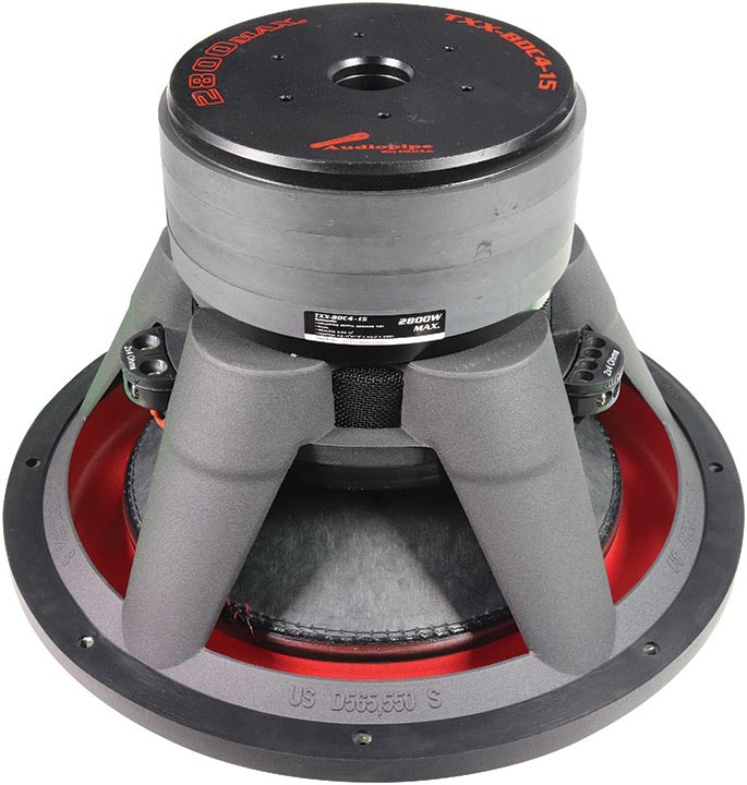 Audiopipe TXXBDC415 15" Woofer 1400W RMS Quad Stacked