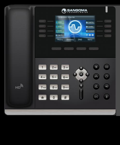Sangoma Tech Inc. S505 Mid Level Phone - Black