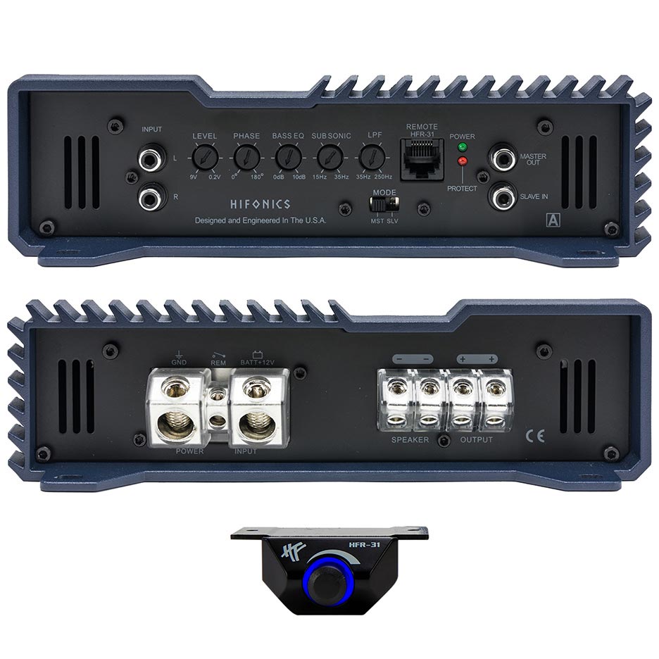 Hifonics BXX40001D Brutus 1 x 1000 @ 4 Ohms 1x2000 @ 2 Ohms 1x4000 Watts @ 1 Ohm