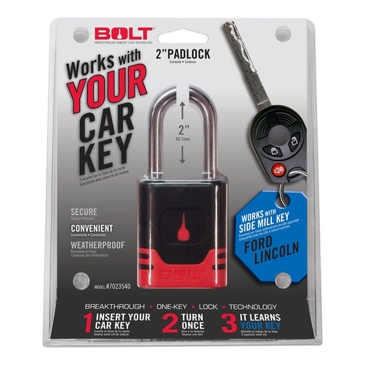 Bolt 7023540 Padlock for Select Ford Vehicles  Side Cut Application