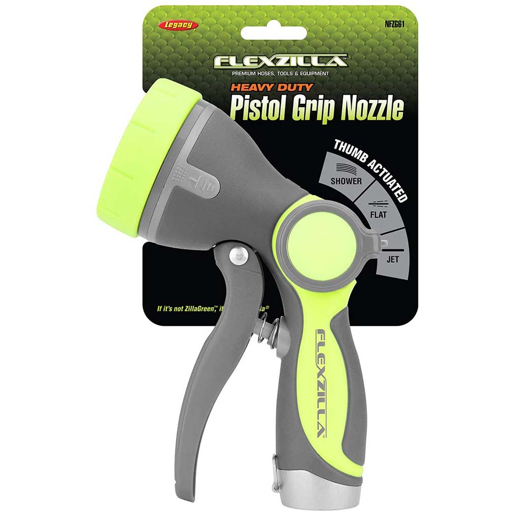 Flexzilla NFZG61 Heavy Duty Pistol Grip Garden Hose Nozzle