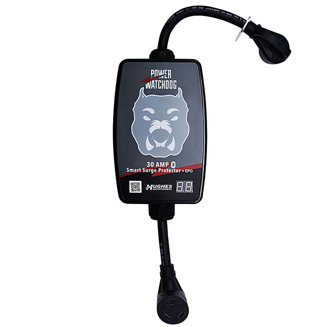 Hughes PWD30EPO Power Watchdog Bluetooth Portable Surge Protector w/EPO 30A
