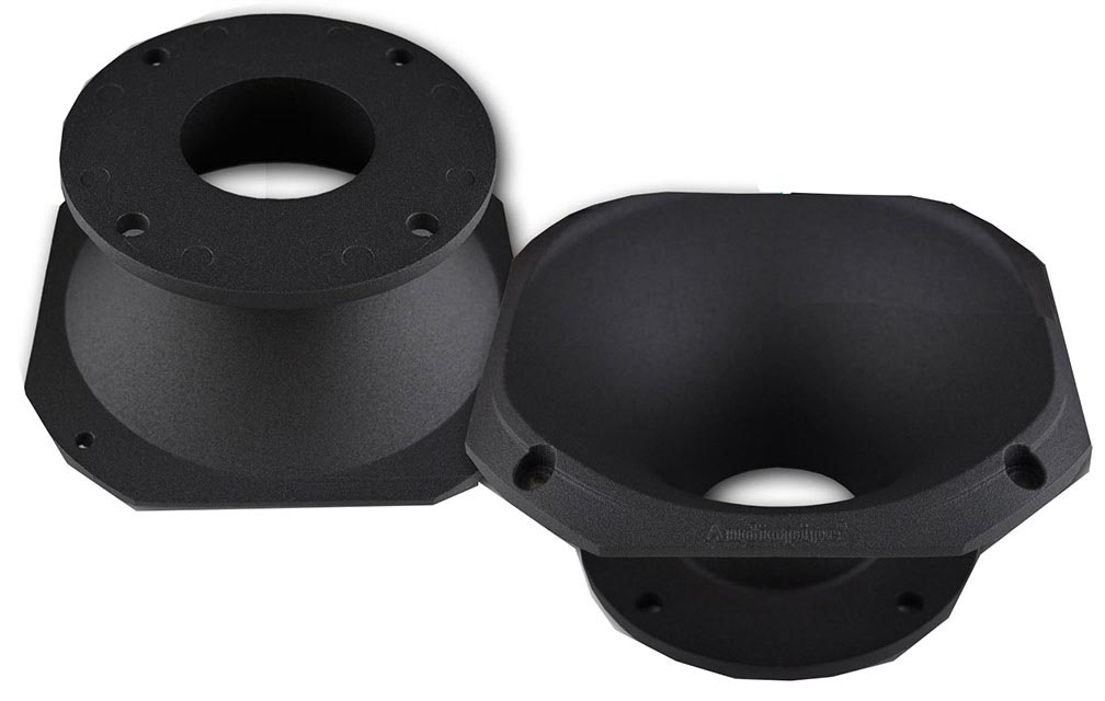 Audiopipe APH6030BOH High Frequency Aluminum Horn 2" Exit Throat Each