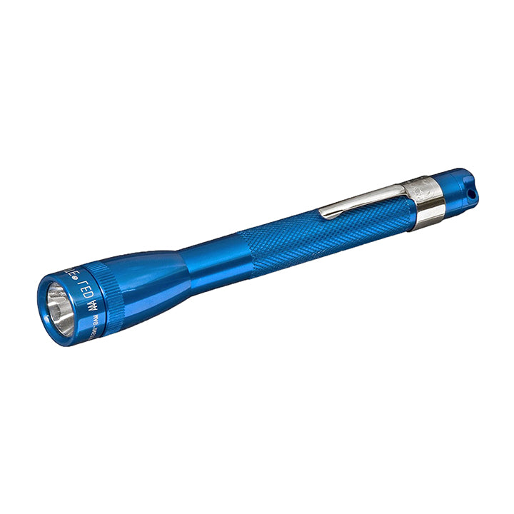 Maglite SP32116 2 Cell AAA Mini  Led Flashlight Blue-Blister Pack