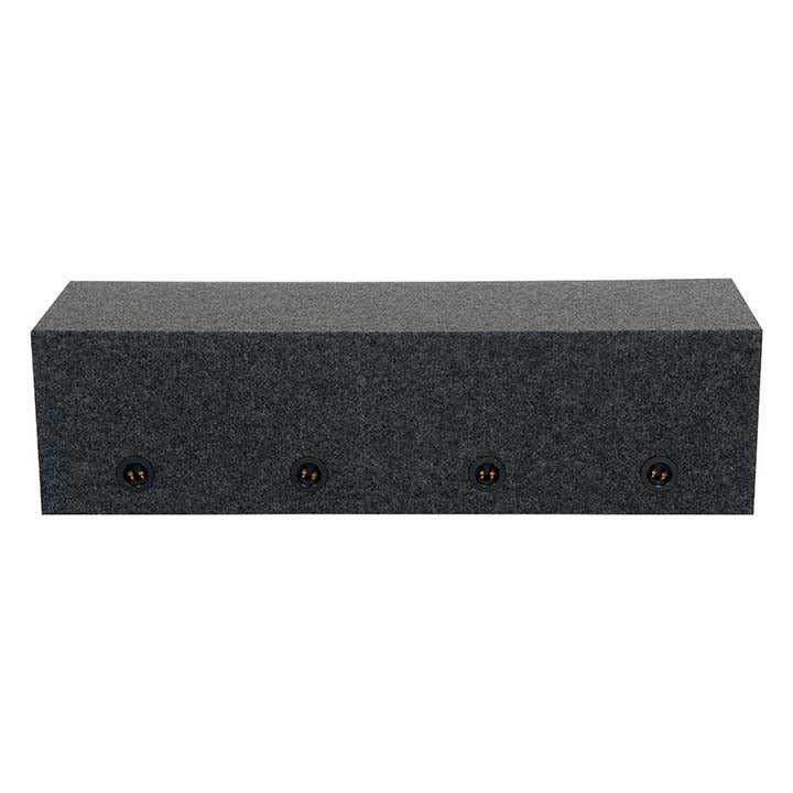 QPower QHD124HOLE 12" 4 HOLE EMPTY BOX 1" MDF