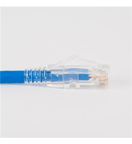 Icc ICPCST03BL Patch Cord, Cat6, Clear Boot, 3' Blue