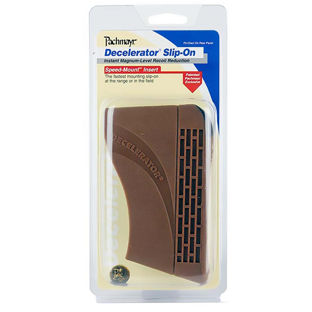 Pachmayr 04418 Decelerator Slip-On Pad Small  Brown