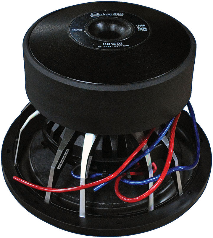 American Bass HD12D2 12" Wooofer 3000 Watt 2 Ohm DVC