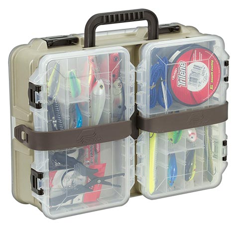 Plano 112300 Flex N Go Satchel Sandstone Two Standard 3650 Tackle