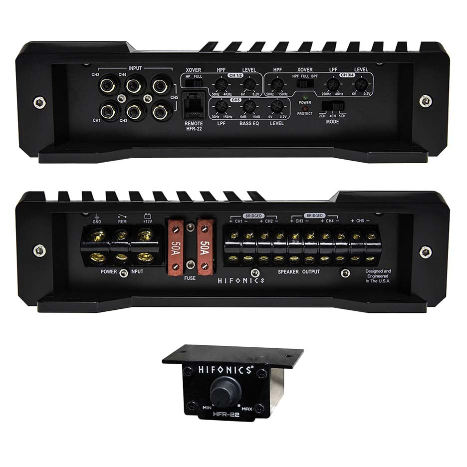 Hifonics TMA8005 Thor 5 Channel 800 Watt Marine Amplifier