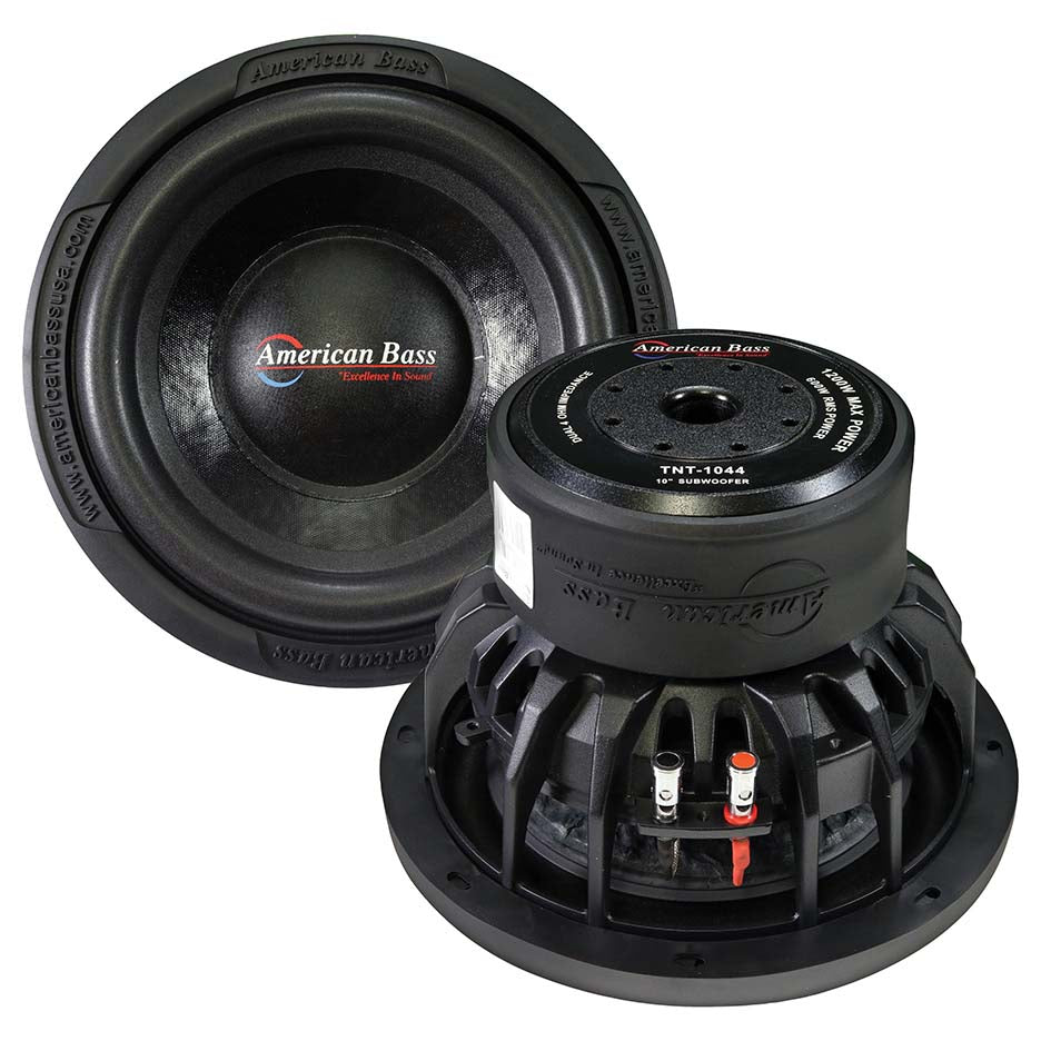 American Bass TNT1044 10 inch Dual 4 Ohm Car Stereo Subwoofer