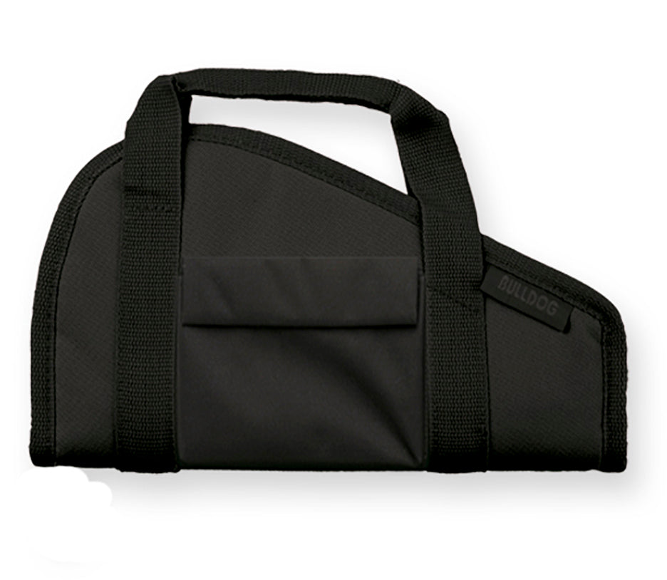 Bulldog BD601 Single Pistol Nylon Case with Accessory Pocket Medium