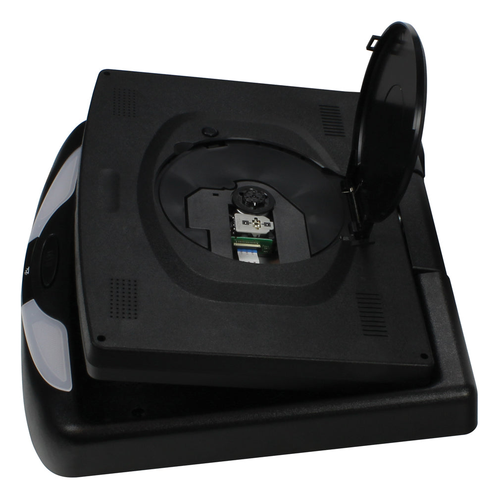 TView T139DVFDBK 13 Flipdown Wide Screen with Built in DVD Player-Black