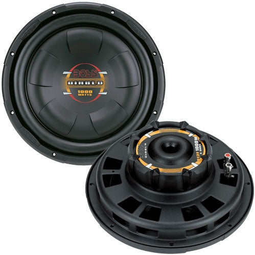 BOSS AUDIO D12F Phantom 12 inch Single Voice Coil (4 Ohm) 1000-watt Subwoofer