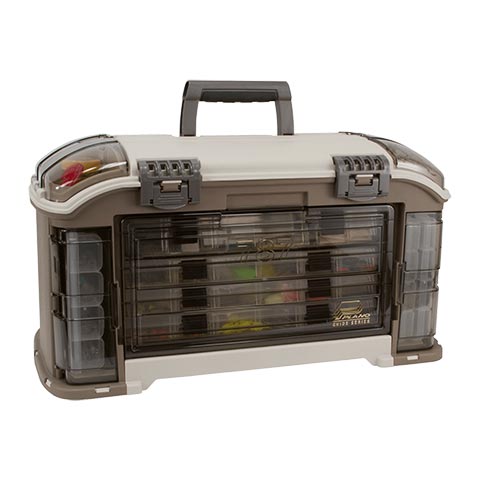 Plano 787010 Guide Series Angled Tackle Box System Sandstone