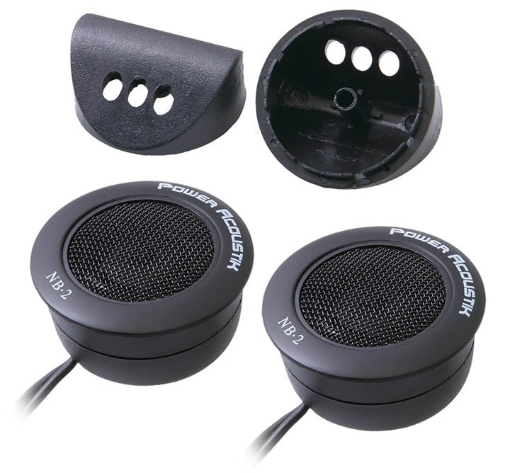 Power Acoustik NB-2 200-Watt 3-Way Tweeters