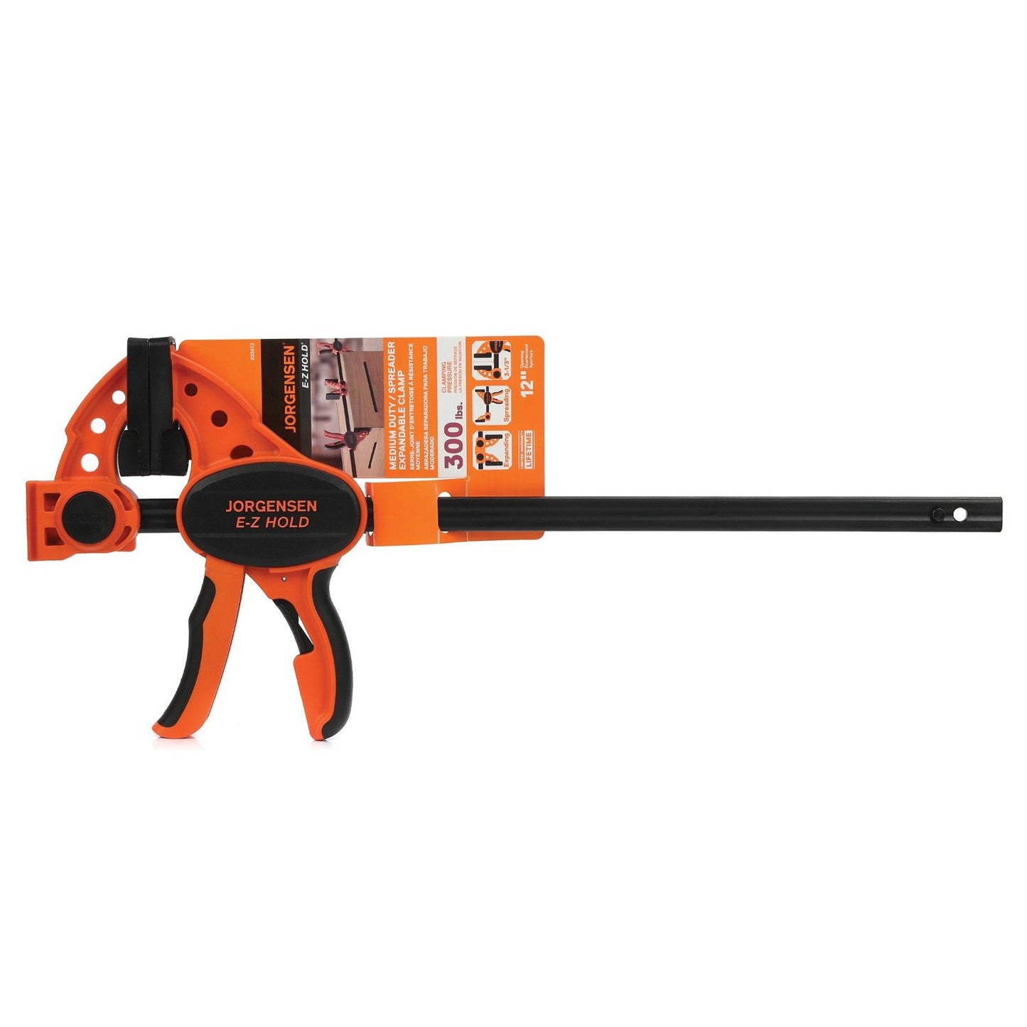 Jorgensen 33412 E-Z HOLD Medium-Duty Expandable Spreader Clamp (12 Inches)