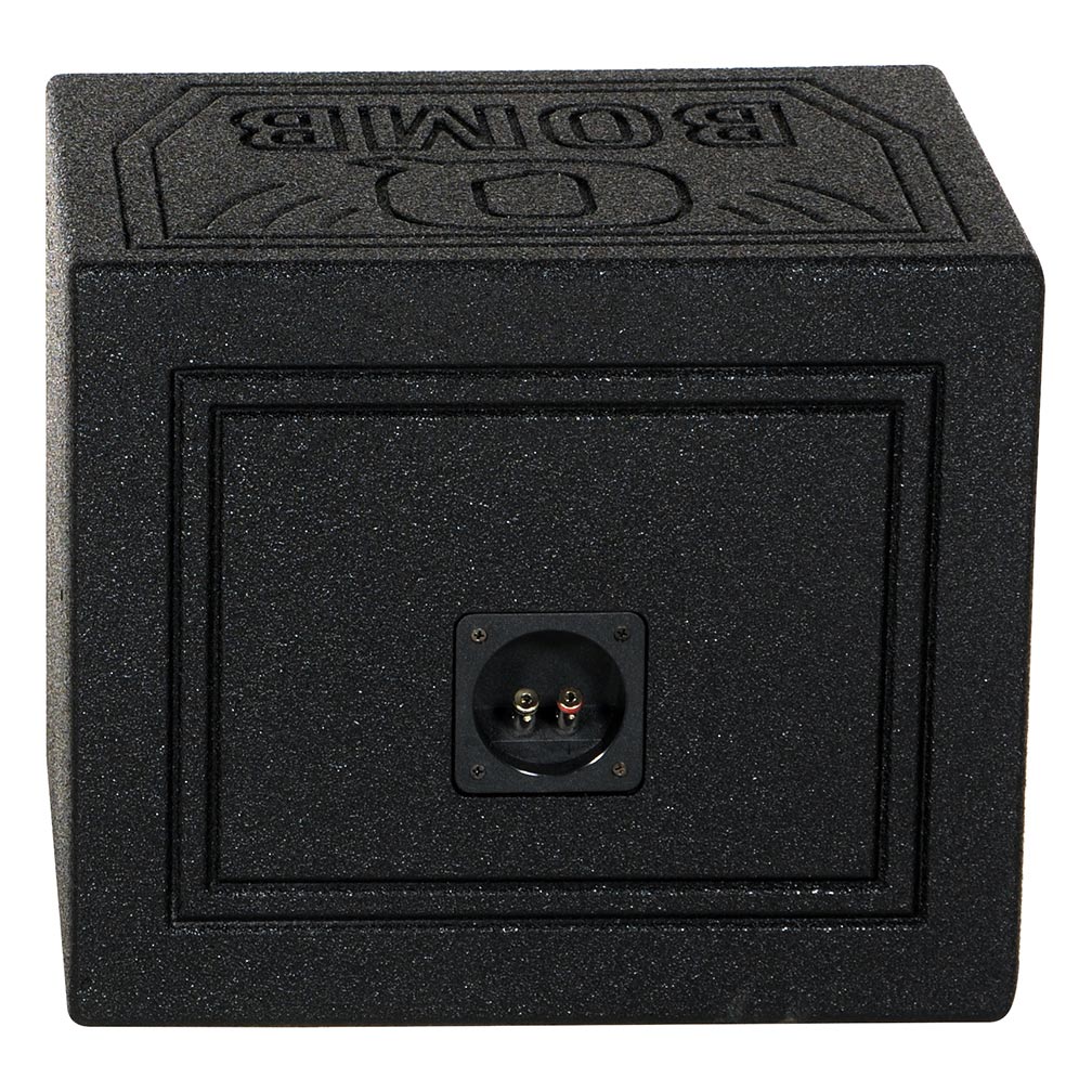 Qpower QBOMB10SSINGLE Single 10" Sealed Woofer Enclosure with Bed Liner Spray