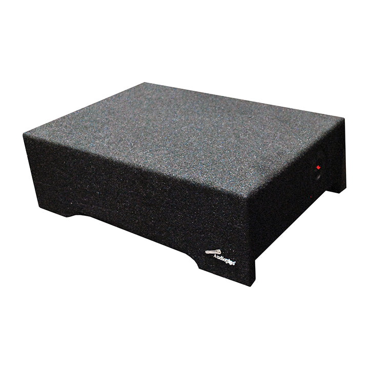 Audiopipe APSB10BDF Single 10" Shallow Mount Downfire Loaded Enclosure 400 Watts