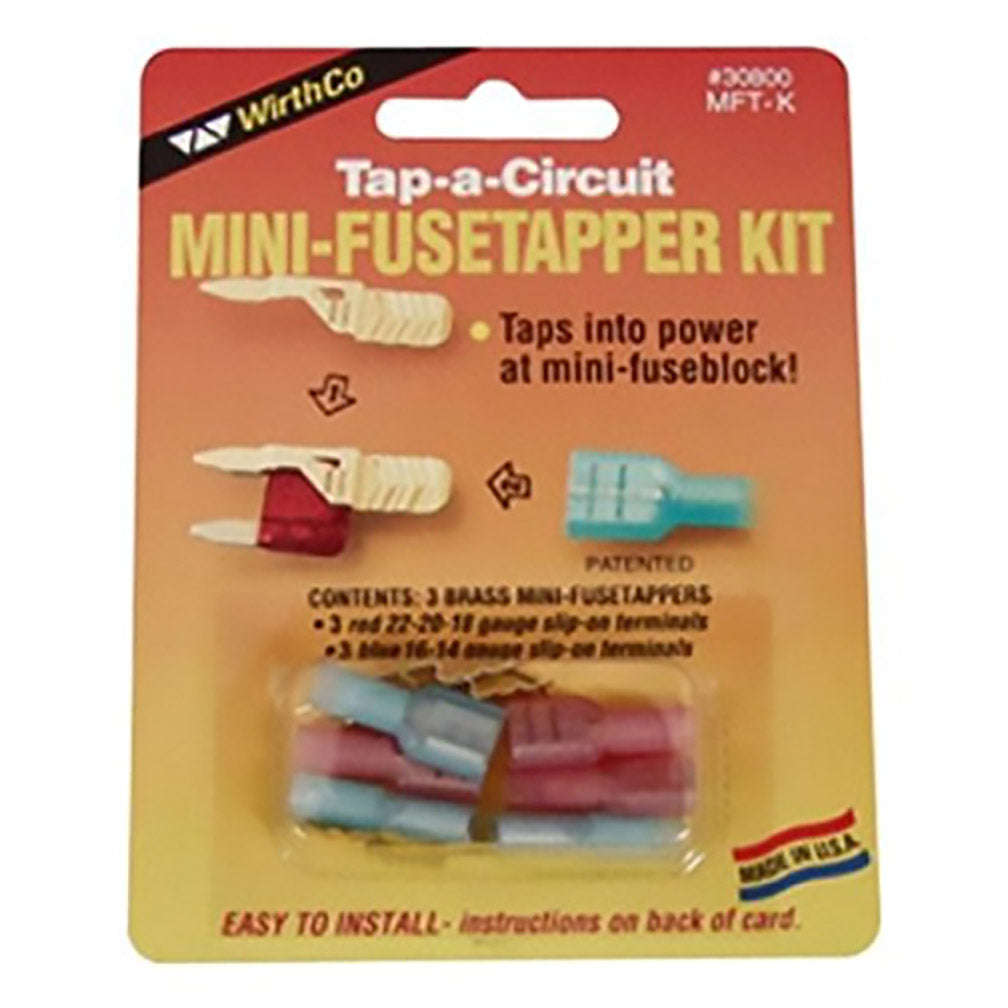 WirthCo 30800 Battery Doctor Fuse Tap Kit for Mini Fuses