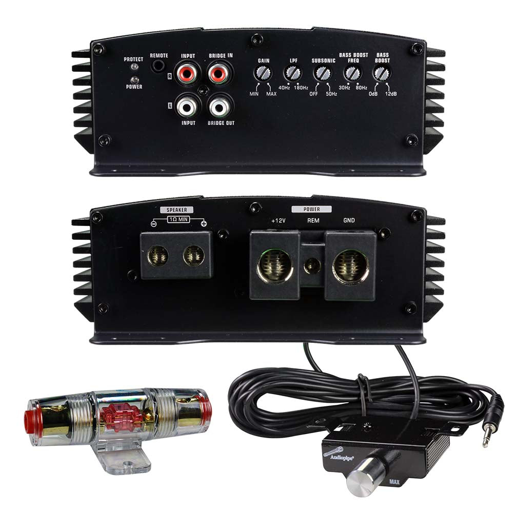 Audiopipe APMN2000 Mini Design Class D 2000W Amplifier
