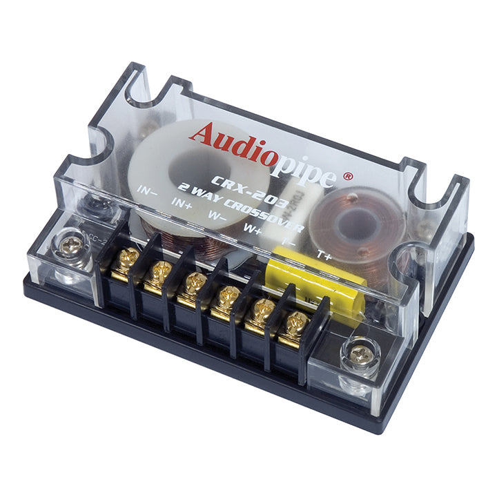 Audiopipe 2 way Crossover CRX-203 400 Watts Passive Crossover Car Audio Tweeter