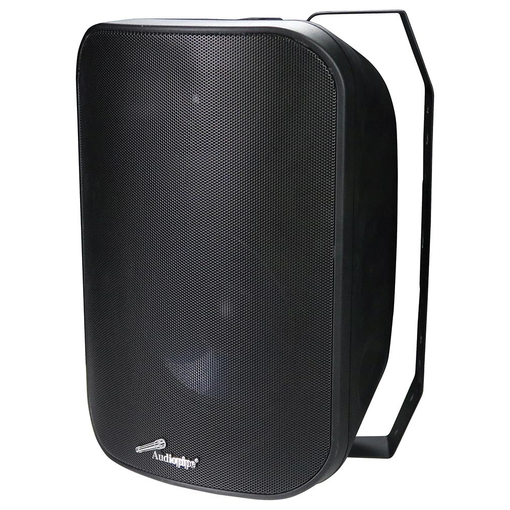 Audiopipe ODP653BK 6.5" Indoor/Outdoor Weatherproof Speakers-Black-Pair