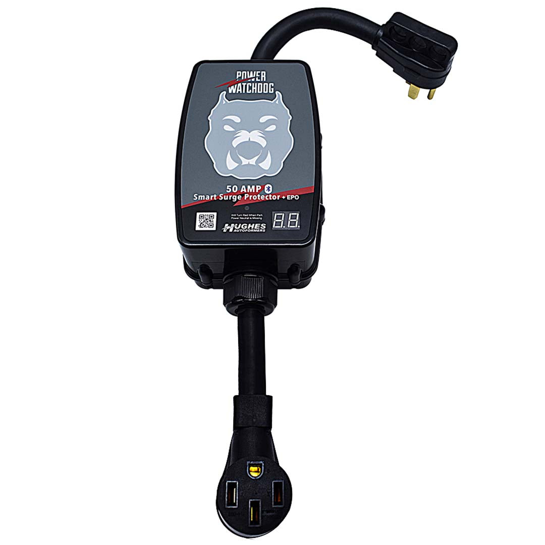 Hughes PWD50EPO Power Watchdog Bluetooth Portable Surge Protector w/EPO 50A
