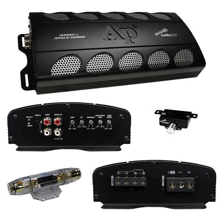 Audiopipe APCLE15001D 1500 Watt Class D Monoblock Amplifier