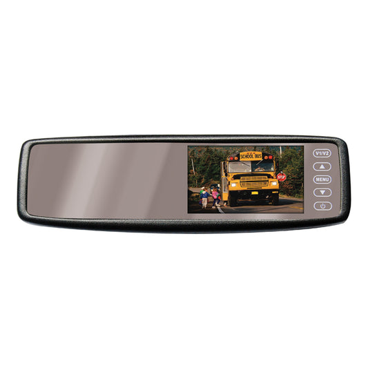 Pyle PLCM4300WI 4.3" Rear View Clip On Mirror with Wireless Camera