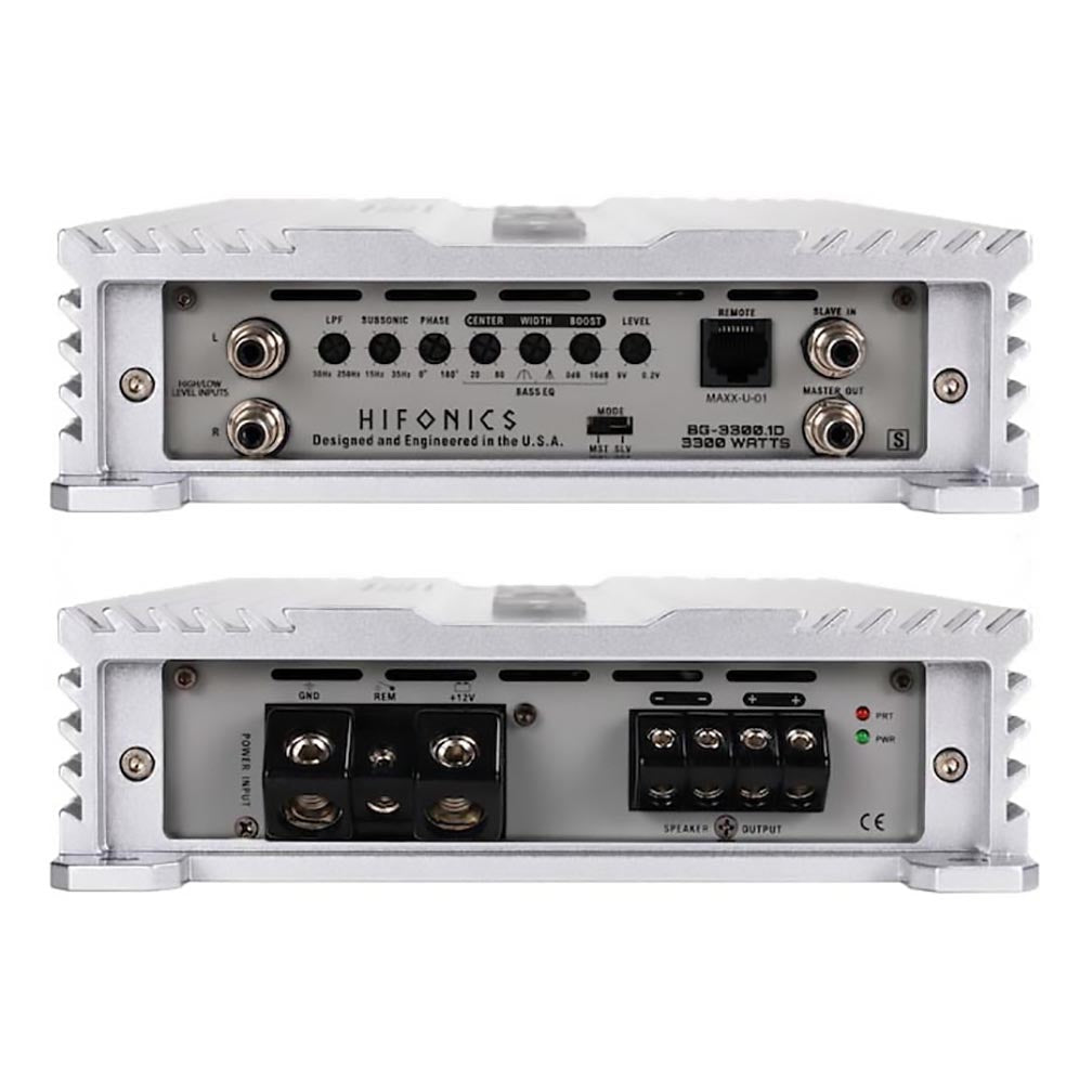 Hifonics BG33001D Brutus Gamma Series 1 x 3300 Watts @ 1 Ohm Mono