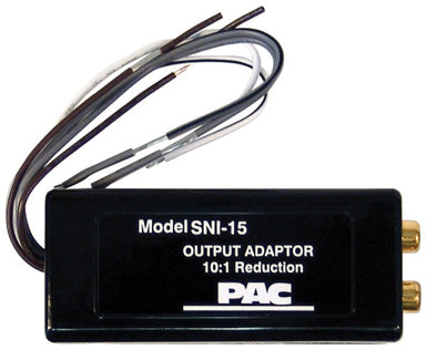 PAC SNI15 Speaker Level To RCA Level Adapter; 10-30 Watts