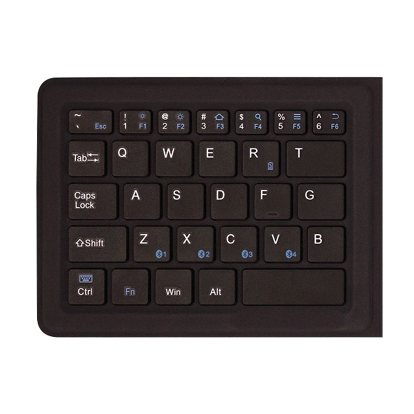 Kanex K166-1128-NUM MultiSync Foldable Travel Keyboard with Full Number Pad