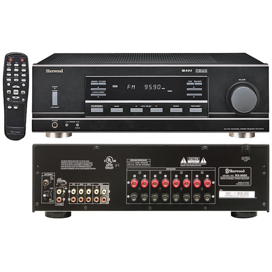 Sherwood RX5502 4-Channel 100-Watt Multisource Dual-Zone A/V Receiver