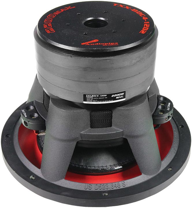 Audiopipe TXXBDC412D2 12" Woofer 2200 Watts Dual 2 ohm VC