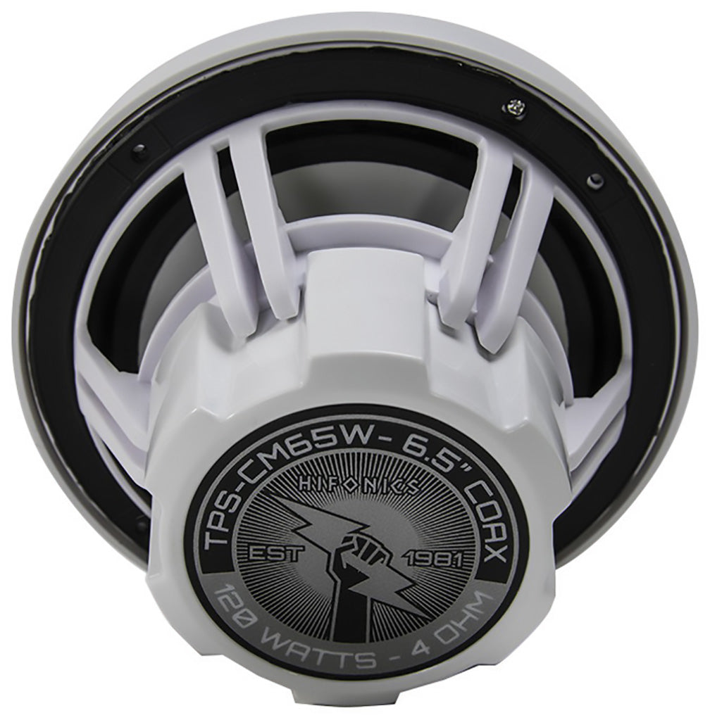 Hifonics TPSCM65W 6.5 inch 2- Way Marine and Powersport Speakers 120 Watts Max White