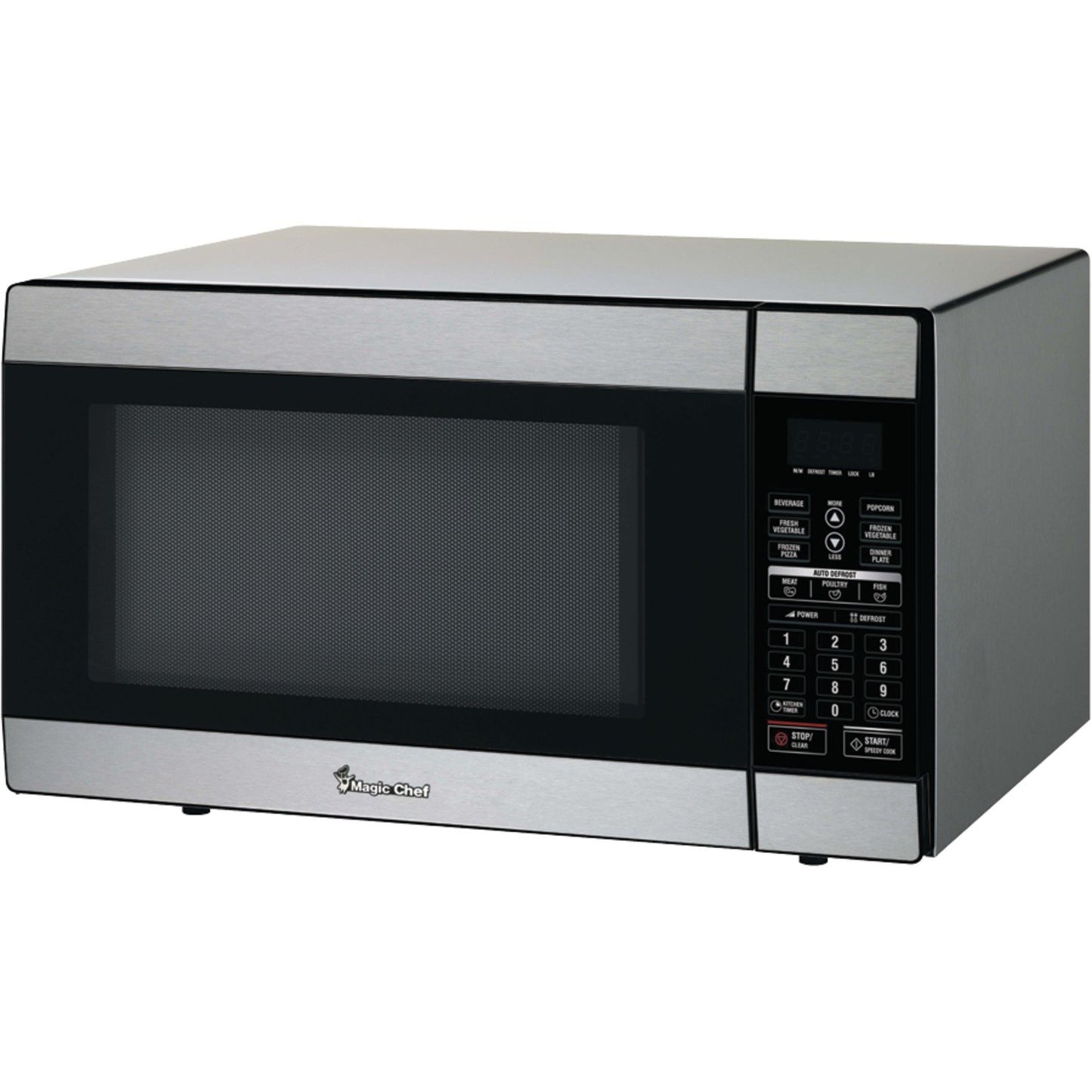 Magic Chef MCD1811ST 1.8 cu. ft 1,100W Stainless Steel Microwave w/Digital Touch