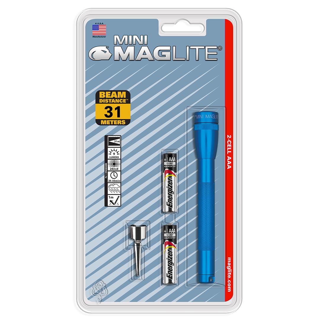 MAGLITE M3A116 Xenon 2-Cell AAA Flashlight, Blue