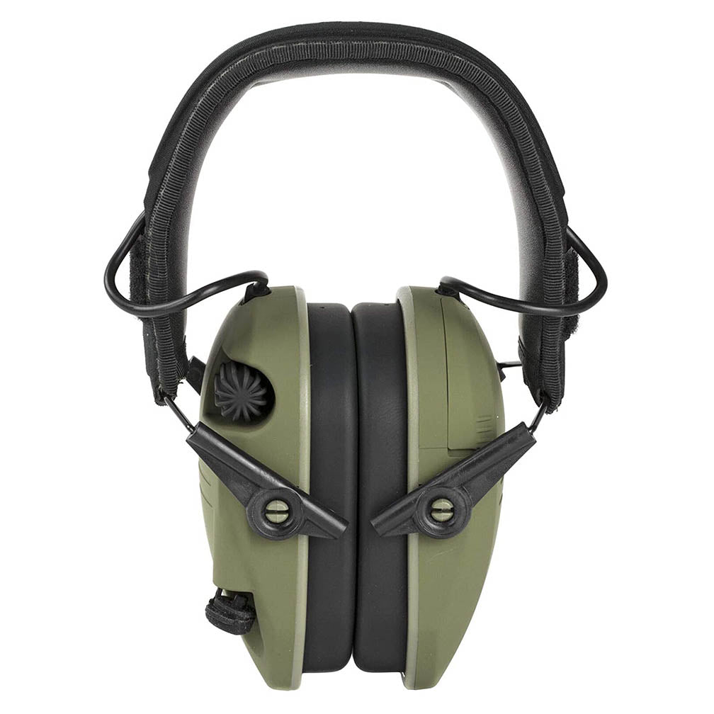 Walker's GWPRSEMPATODG Razor Slim Electronic Muff - Od Grn Patriot