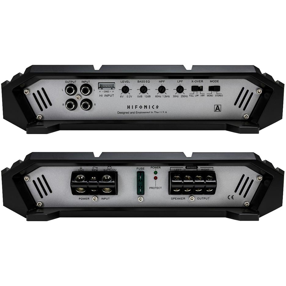 Hifonics ZXX-500.2 500W Peak Zeus Series Class-A/B 2-Channel 2-Ohm Stable Amplifier