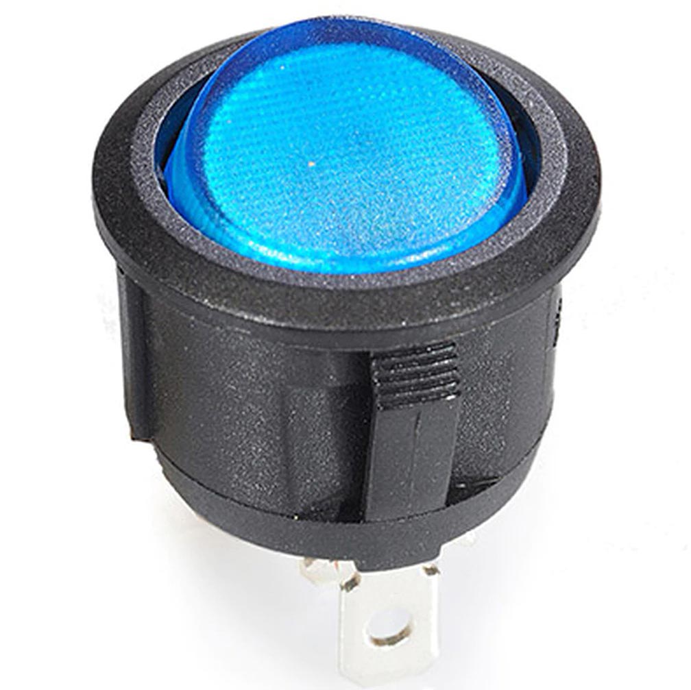 NIPPON EC1217BLUE Rocker Switch with Blue LED (10 pack)