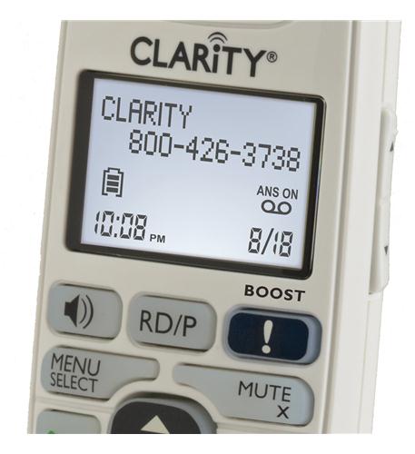 Clarity D704 53704.000 40dB Amplified Cordless
