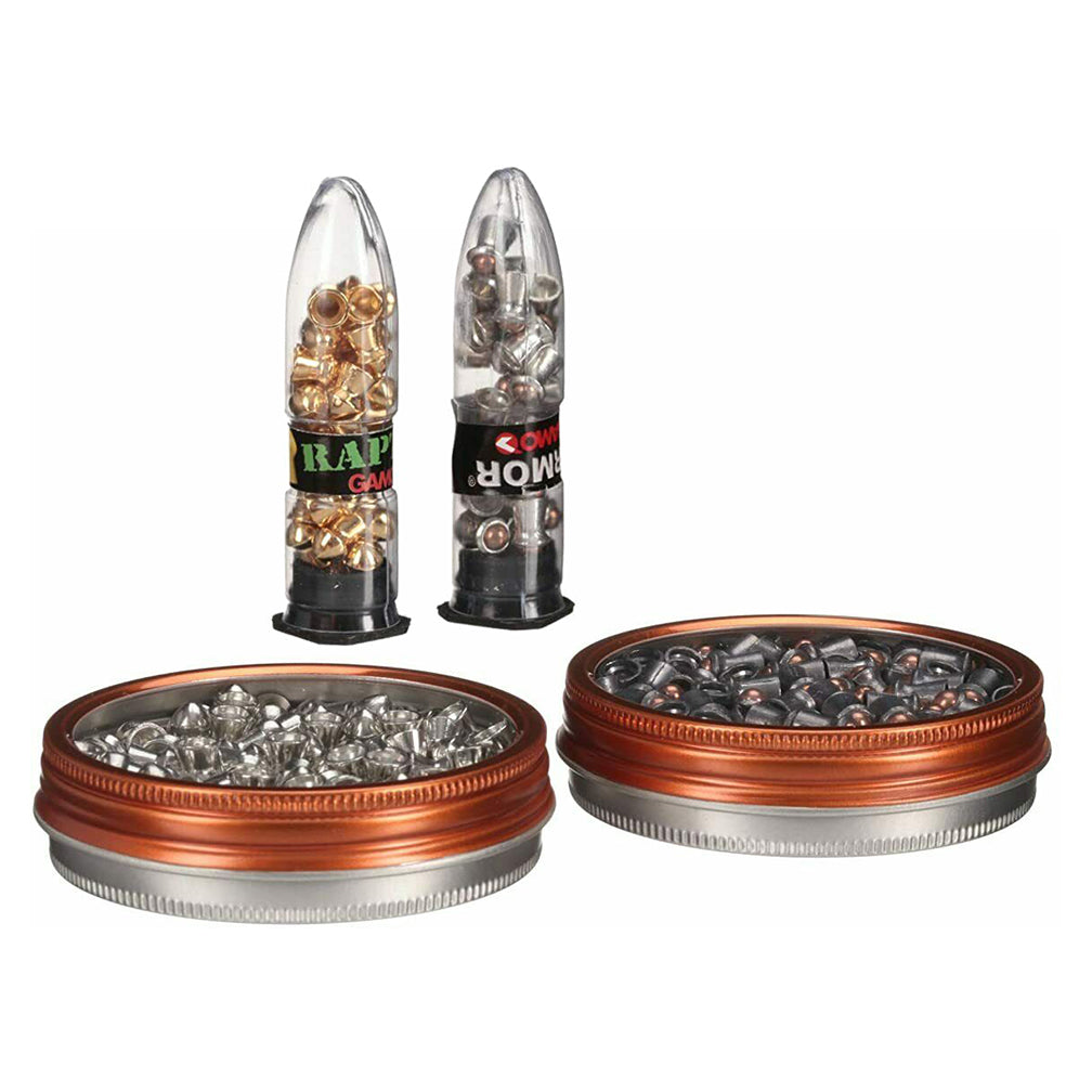 Gamo 63209285554 Combo Pack Performance 22c Platinum/Armor Pba/Raptor Pba/Rocket