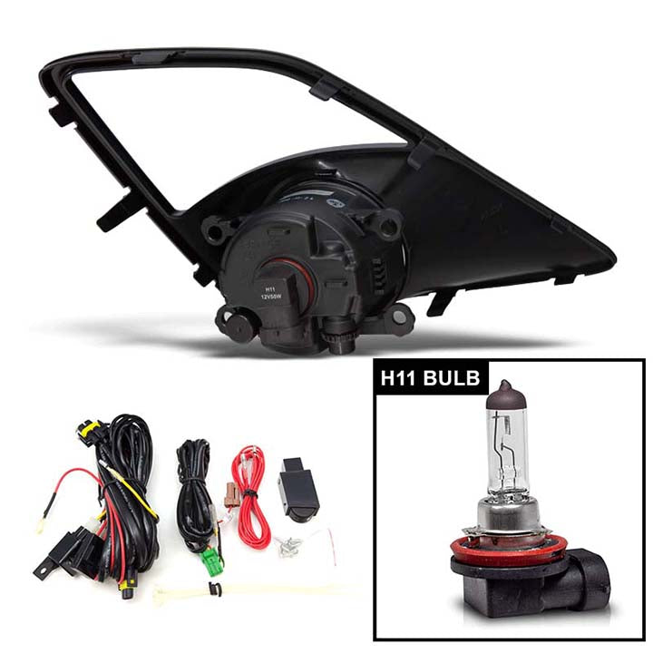 Winjet WJ30033912 12-14 Scion FR-S Fog Lights - (Yellow) - (Wiring Kit Included)