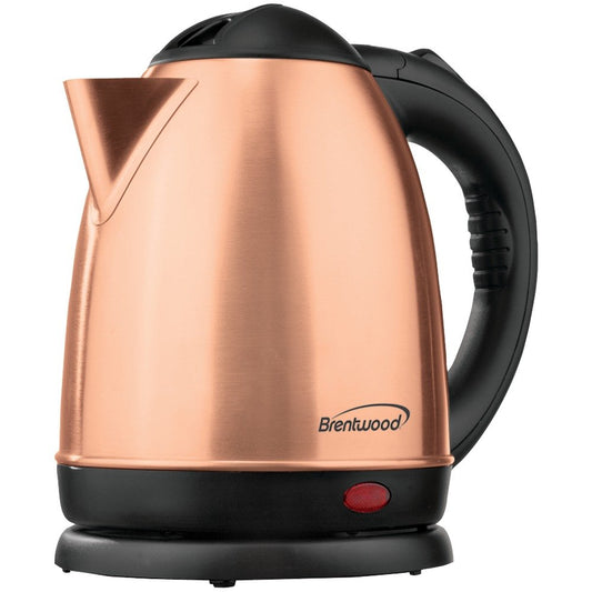 Brentwood Appl. KT-1780RG 1.5L Stainless Steel Cordless Electric Kettle