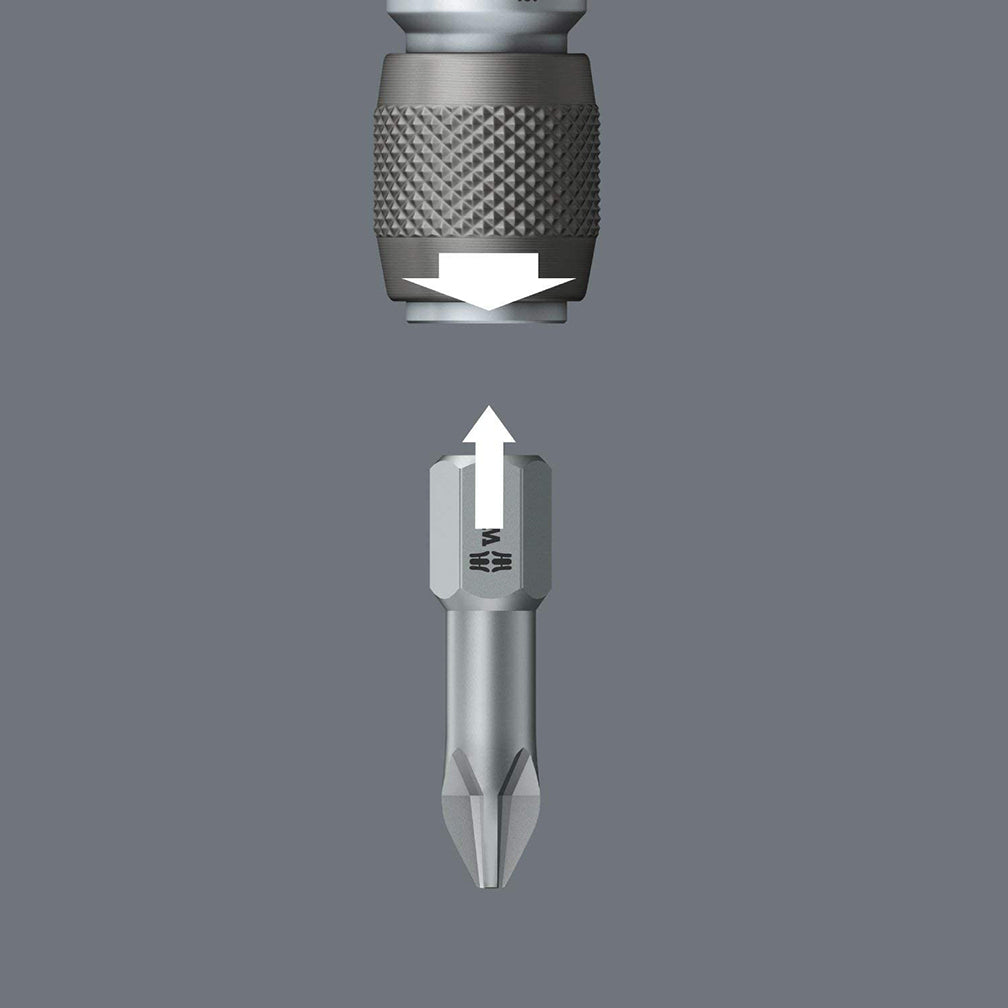 Wera 05042750001 Female Square 784 A Quick-Release Chuck Adaptor 1/4"x1/4" Drive